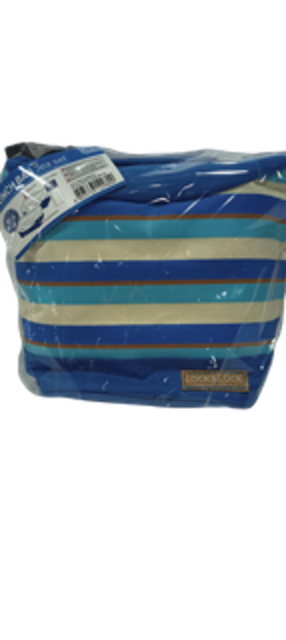 LocknLock Lunch Box 3P with Stripe Pattern Bag