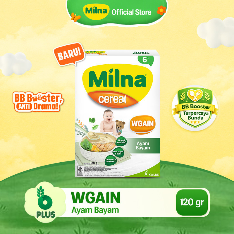 Milna WGAIN Bubur Bayi Ayam Bayam 2