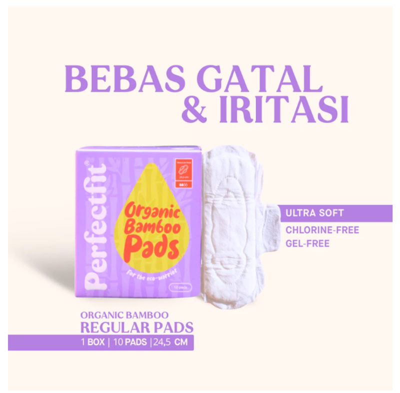 Perfectfit® Organic Bamboo Pads Regular 3