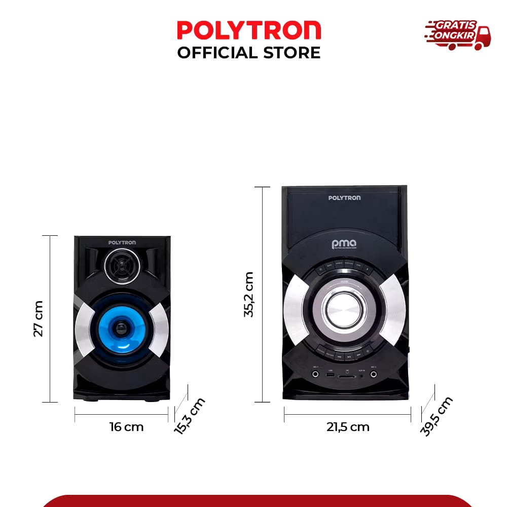 POLYTRON Polytron Multimedia Speaker PMA 9527/B