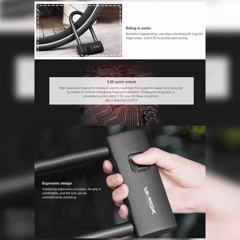 AreoX Fingerprint U-lock U8