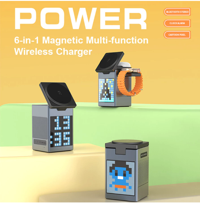 KiiP 6in1 Wireless Charging Station  T3