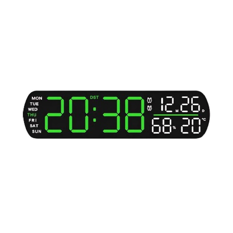 Jam Dinding Digital Smart Layar Besar 6-in-1 Tipe G 1