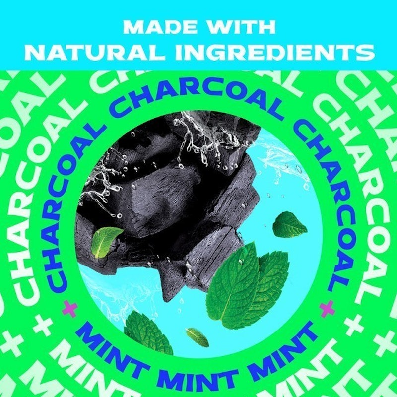 Closeup White Fresh Charcoal Mint 4