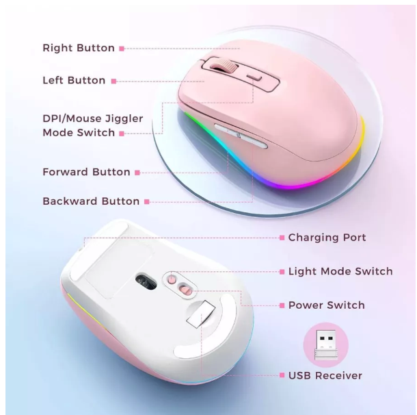 SEENDA Backlit Wireless Mouse SEYC-JY203