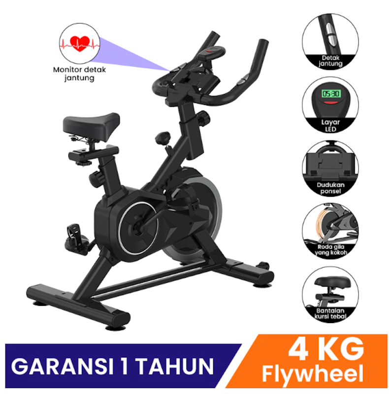 Sonix Spinning Bike Heart Rate 5