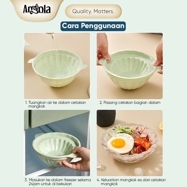 Angola Cetakan Es Mangkok