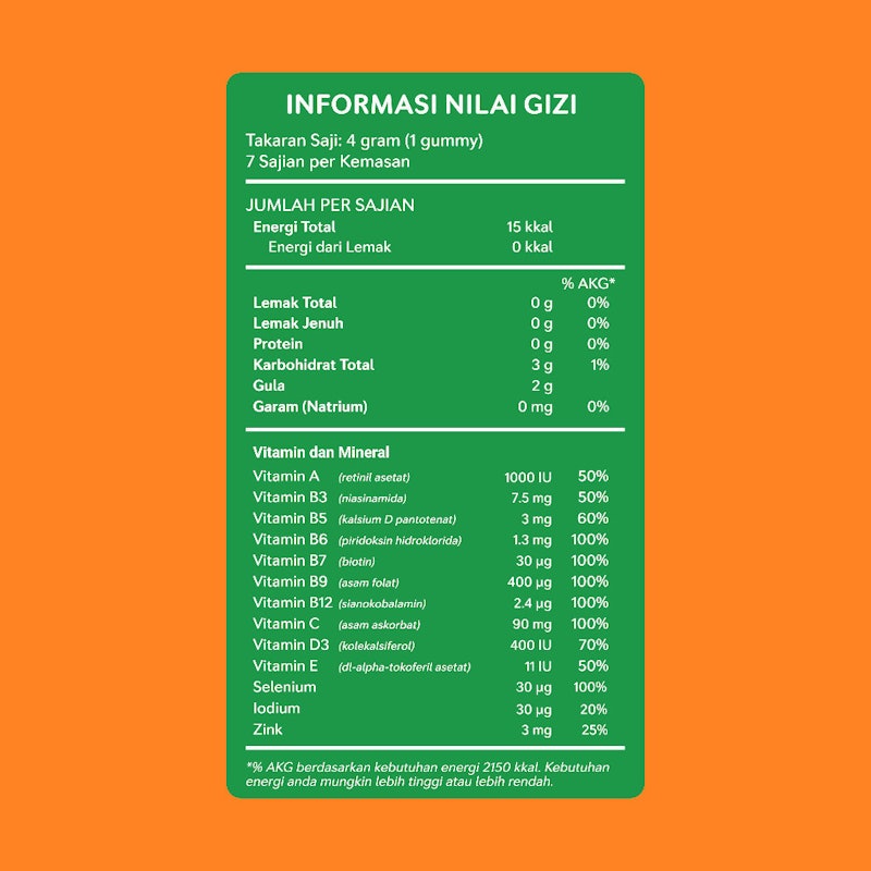 Multivitamin Gummy Dewasa 5