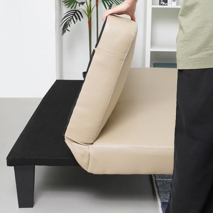 Home Center Indonesia Informa Oakland Sofa Bed Kulit Cokelat Cappuccino