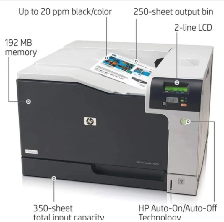 HP HP Color LaserJet Pro Printer CP5225dn