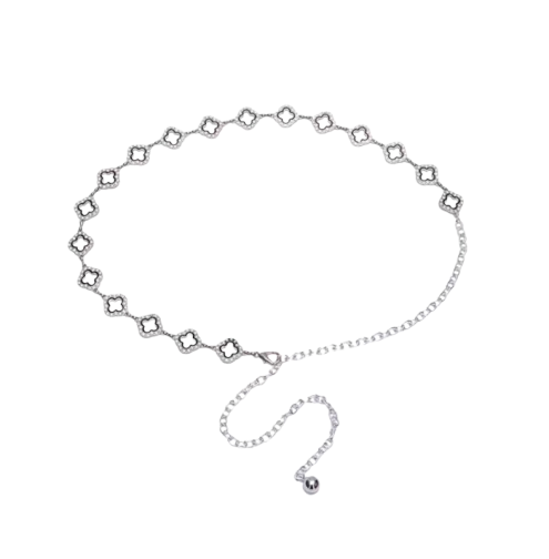 BekeleBOLO 446 Ikat Pinggang Rantai Silver