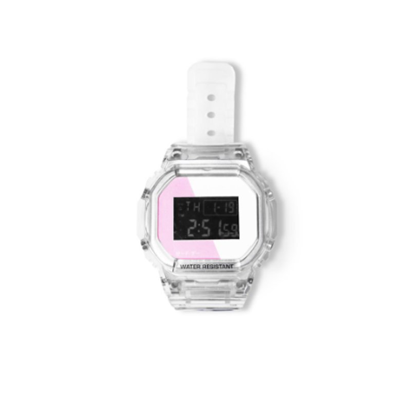 Digital Transparan White Pink Katakana 1