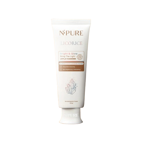 N'PURE ｜ Licorice Bright & Glow Bring The Light Cleanser