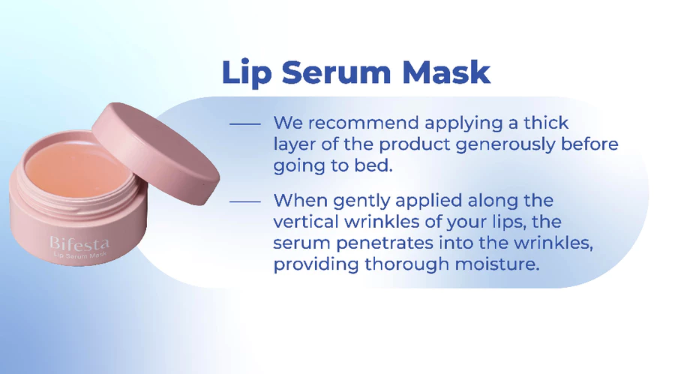Mandom Indonesia Bifesta Lip Serum Mask 