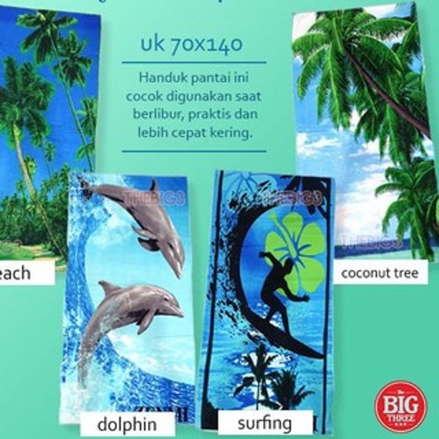  Handuk Karakter Ukuran Besar 