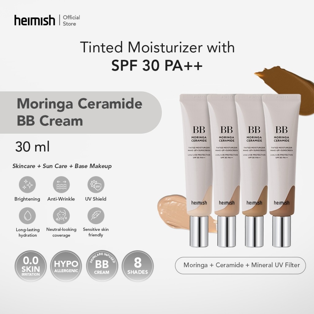 Heimish Moringa Ceramide BB Cream Light Tan