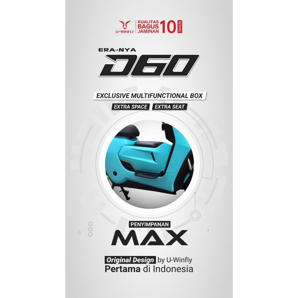 Uwinfly Indonesia Industries Uwinfly Sepeda Listrik D60