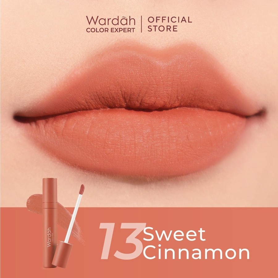 Paragon Technology and Innovation Wardah Colorfit Velvet Matte Lip Mousse 13 Sweet Cinnamon