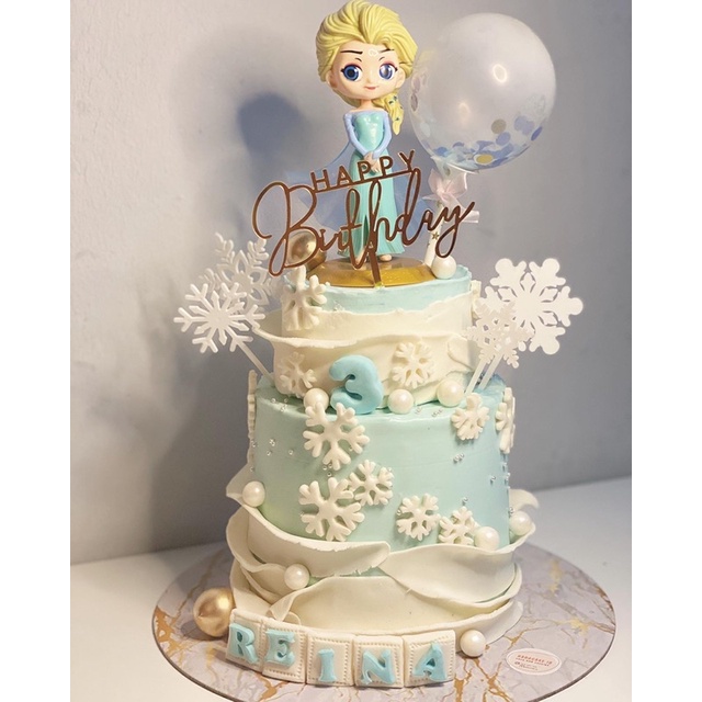 Haha Cake Custom Kue 2 Tingkat Frozen