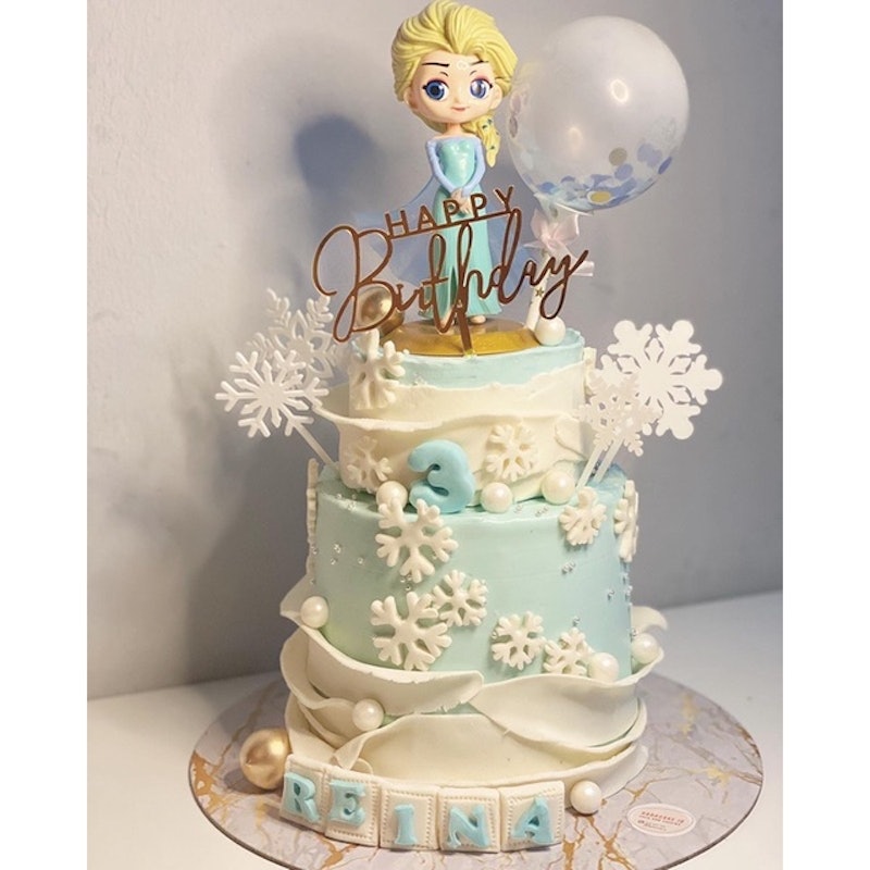 Custom Kue 2 Tingkat Frozen 3
