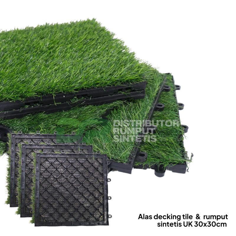  Distributor Rumput Sintetis Decking Tile Rumput Sintetis Bongkar Pasang