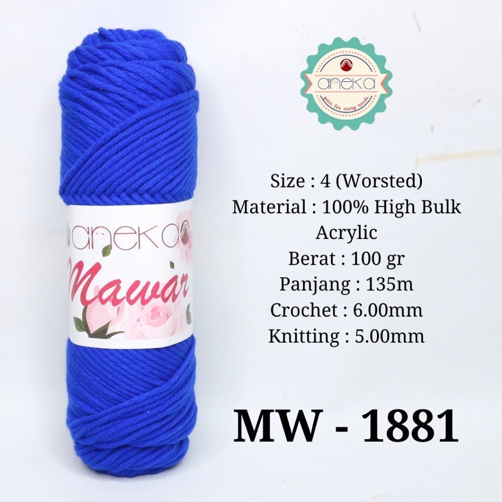  Mawar Soft Acrylic Yarn