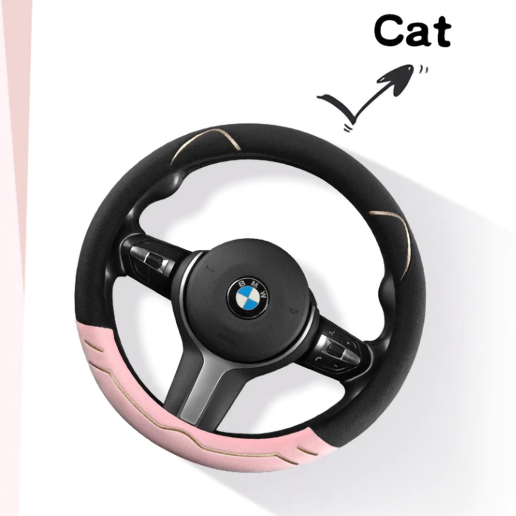 Sarung Setir Mobil Universal Premium Motif Kucing 4