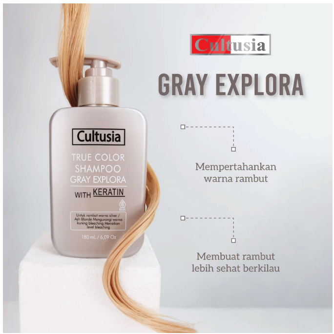 Anugerah Familindo Utama Cultusia True Color Shampo Grey Explora 