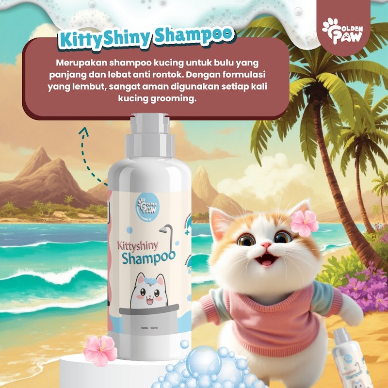 Golden Paw KittyShiny Shampoo 3