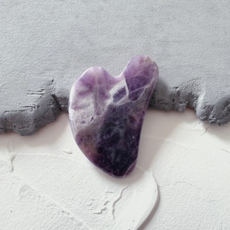Amethyst Gua Sha Massage Tool 2