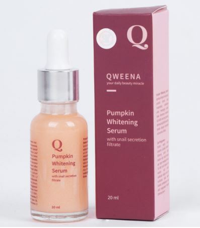  Qweena Pumpkin Whitening Serum 'with snail secretion filtrate'