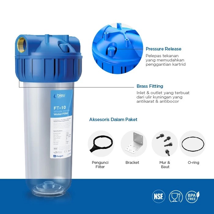 Penguin Bleu Water Filter 2