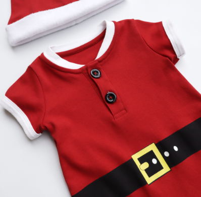 Romper Red Santa Claus 2