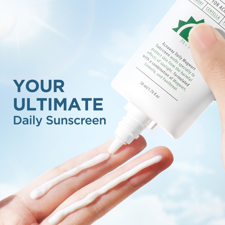 Cahaya Kosmetik Acnaway Mugwort Daily Sunscreen SPF 35 PA+++