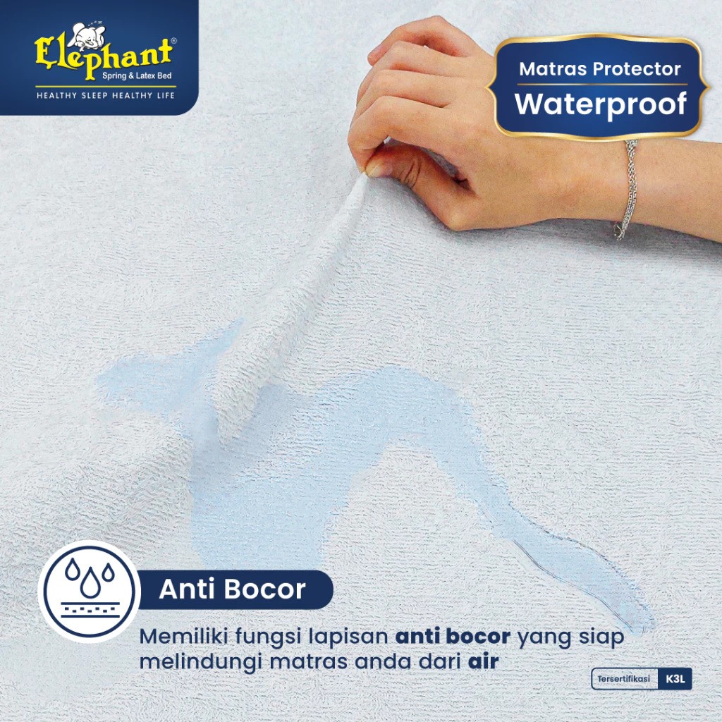 Elephant Agung Perkasa Elephant Matras Protector Waterproof 6D