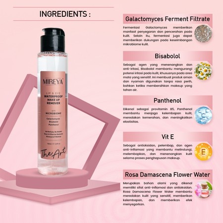 Mireya The Art Lip & Eye Waterproof Makeup Remover 5