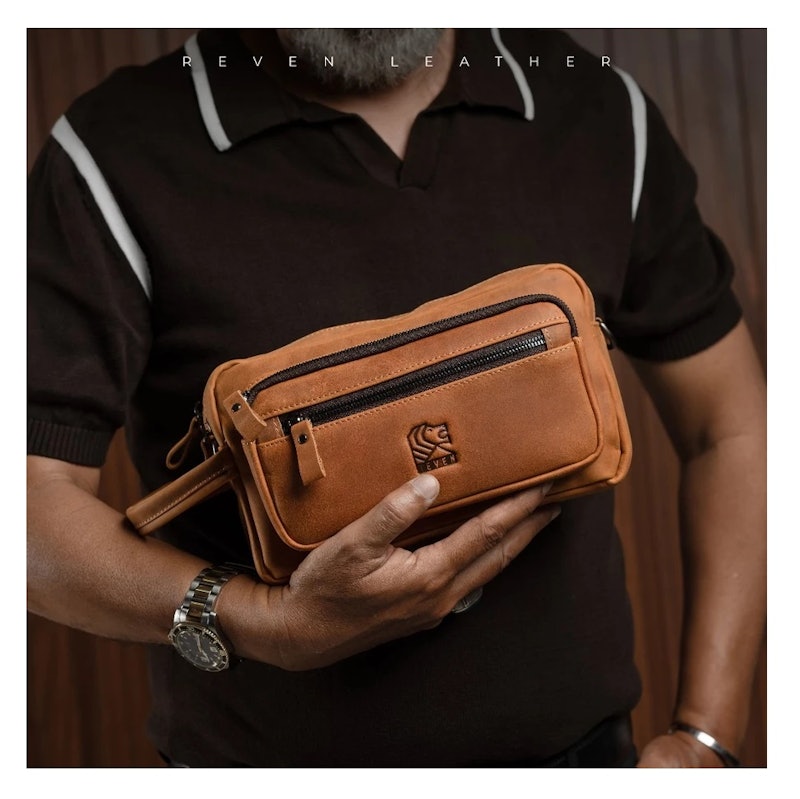 Reven Leather Nakula Pouch Bag 3