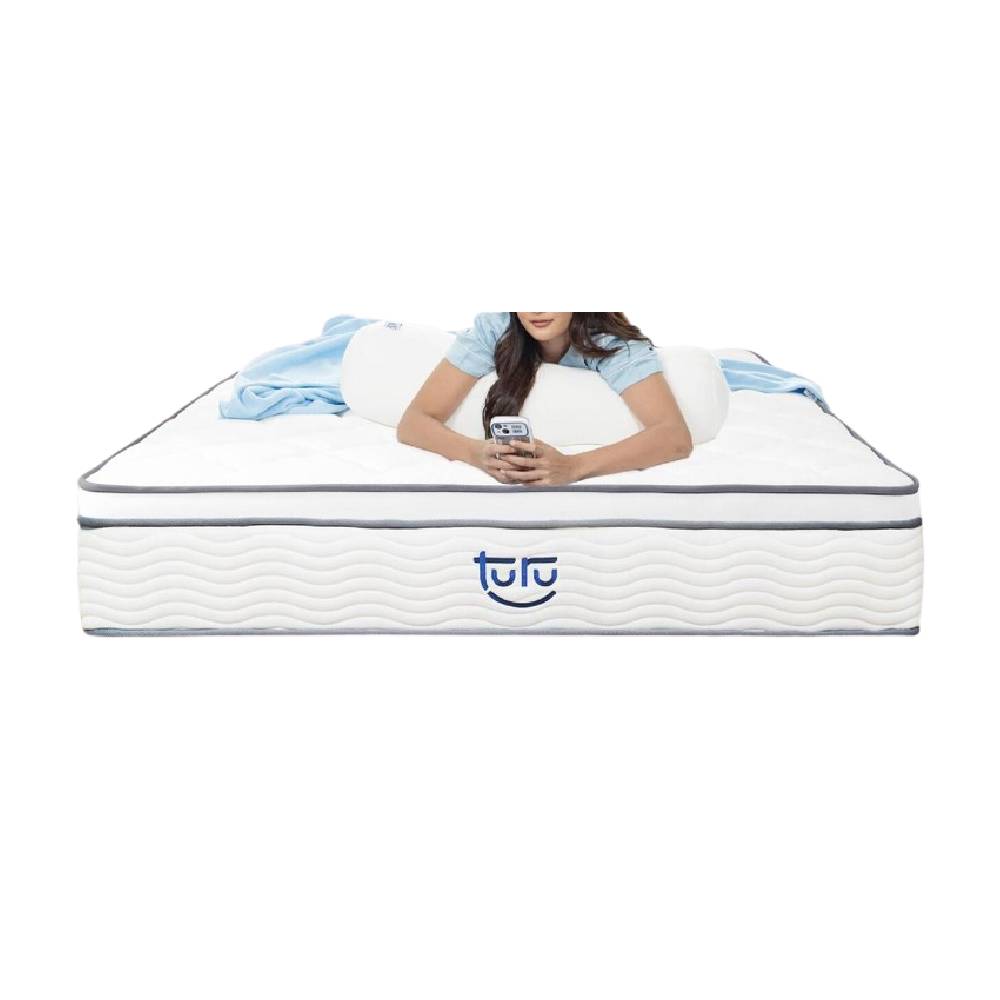 TURU Snow Cloud Pocket Spring Bed 28cm Icy & HD Foam 1