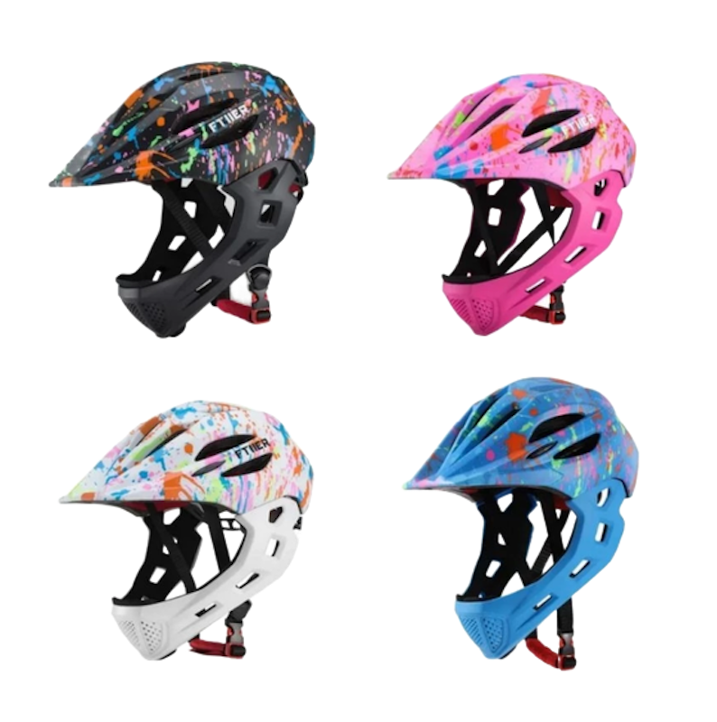 Ftiier Helm Sepeda Anak Full Face 2 in 1 1