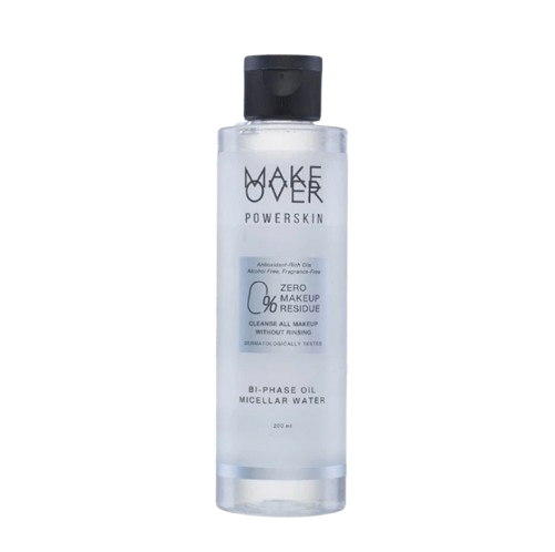 MAKE OVER ｜ Powerskin Bi-Phase Oil Micellar Water 