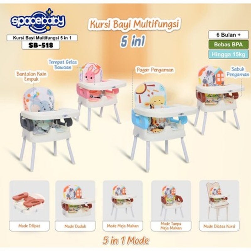 Spacebaby Folding Booster Seat 4