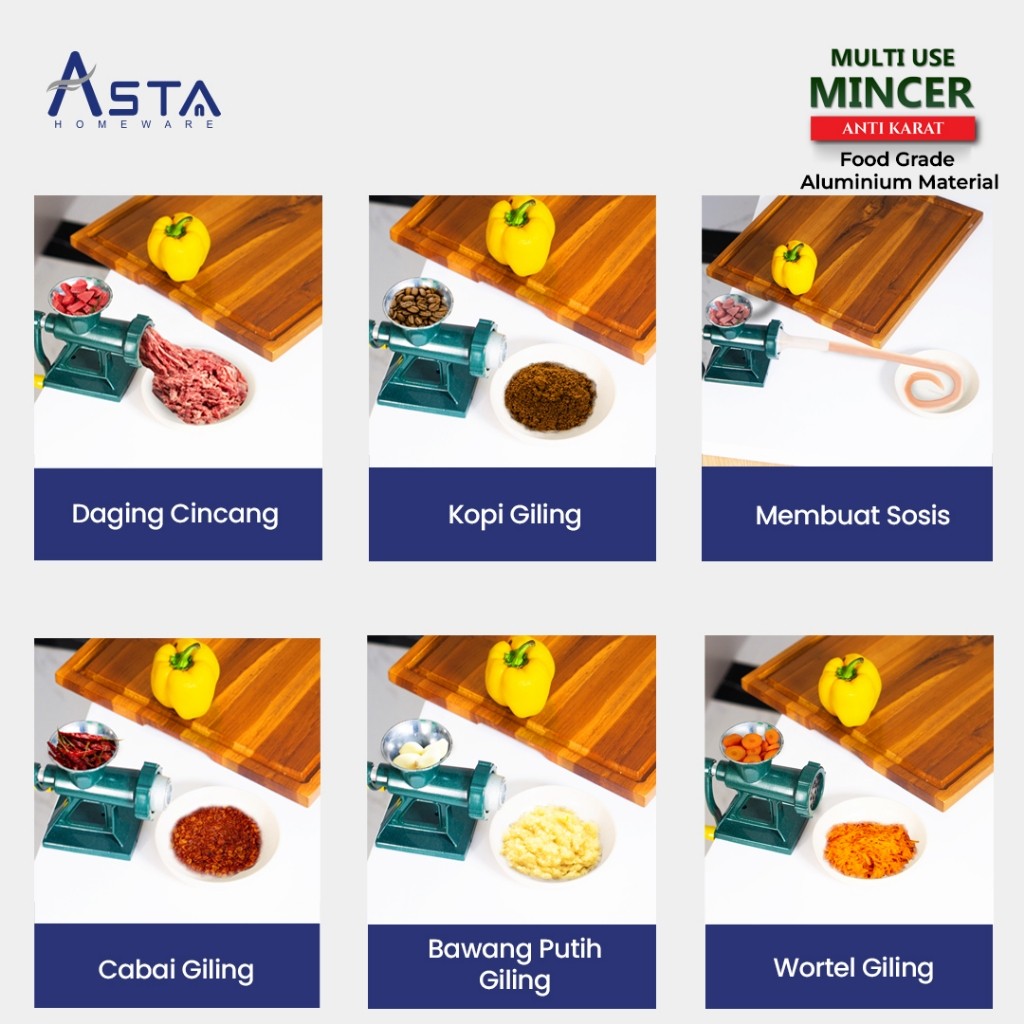 Asta Homeware Asta Gilingan Serbaguna Multiuse Mincer