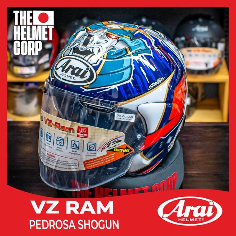 Arai VZ-RAM Pedrosa Shogun 3