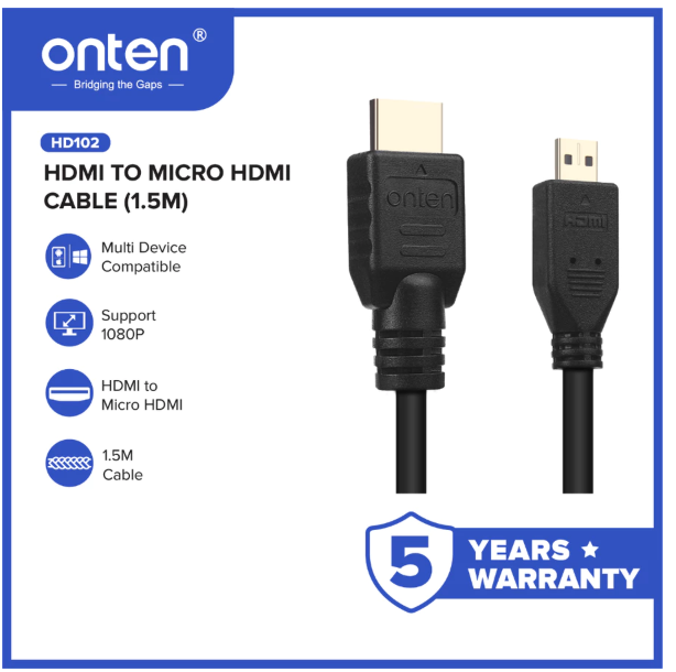 Onten HDMI to Micro HDMI 2