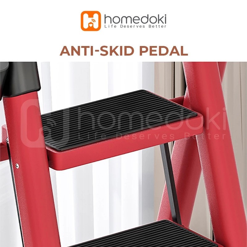 Homedoki Teknologi Homedoki Tangga Lipat Besi 6 Steps