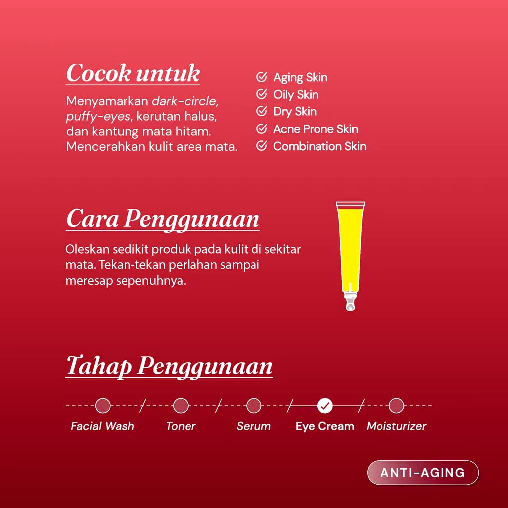 Pillar Brite Care For Skin's Sake RetinAL Eye Cream 0.05% with Caffeine