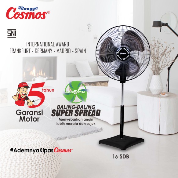 Star Cosmos Cosmos Kipas Angin Stand Fan 16-SDB