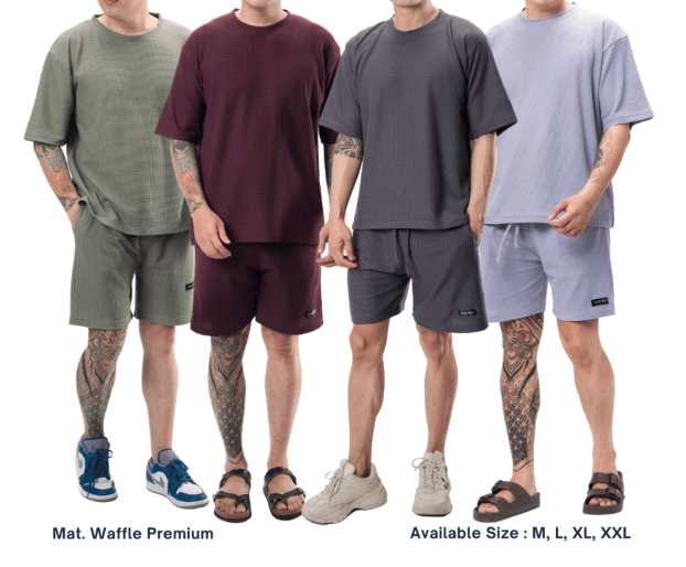 Jane Frey Clothing Jane Frey Clothing Oversized Set Waffle 8174 