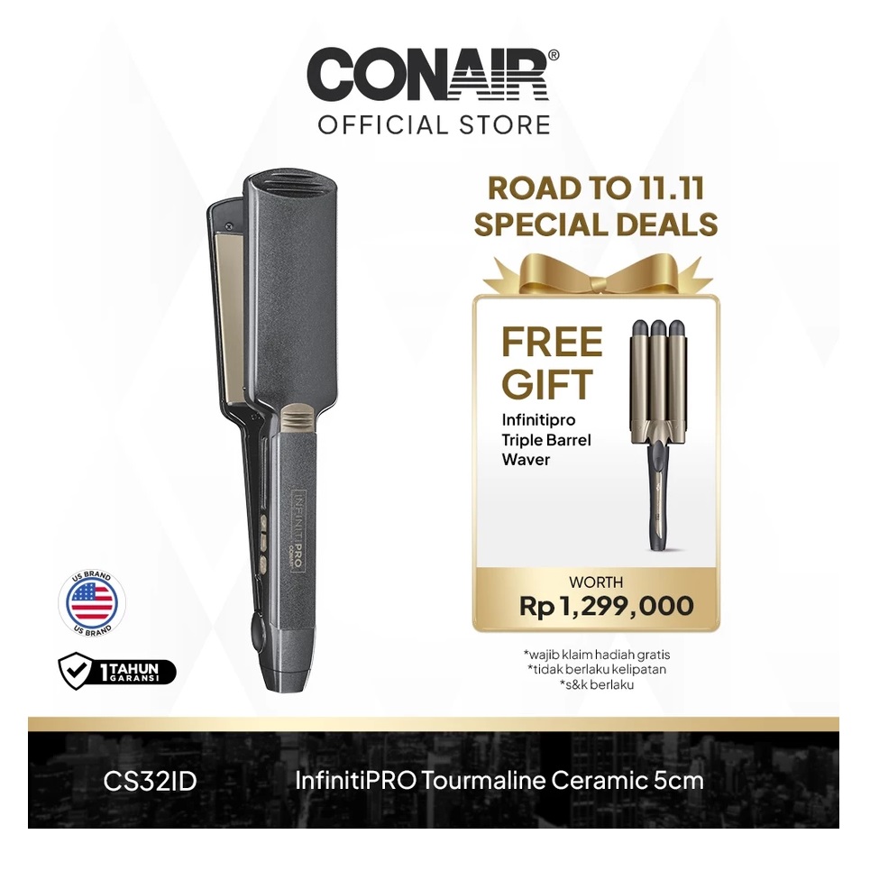 Conair Corporation Conair InfinitiPRO Tourmaline Ceramic 5 cm
