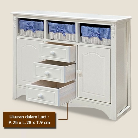 Toraya Marie Series Lemari Baju Bayi 3D 4